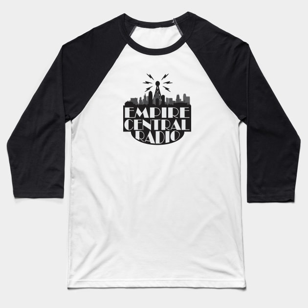 Empire Central Radio Baseball T-Shirt by ZombieNinjas